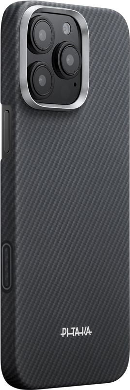 Husă Pitaka Ultra-Slim, Black/Grey (PitaTap) — iPhone 16 Pro