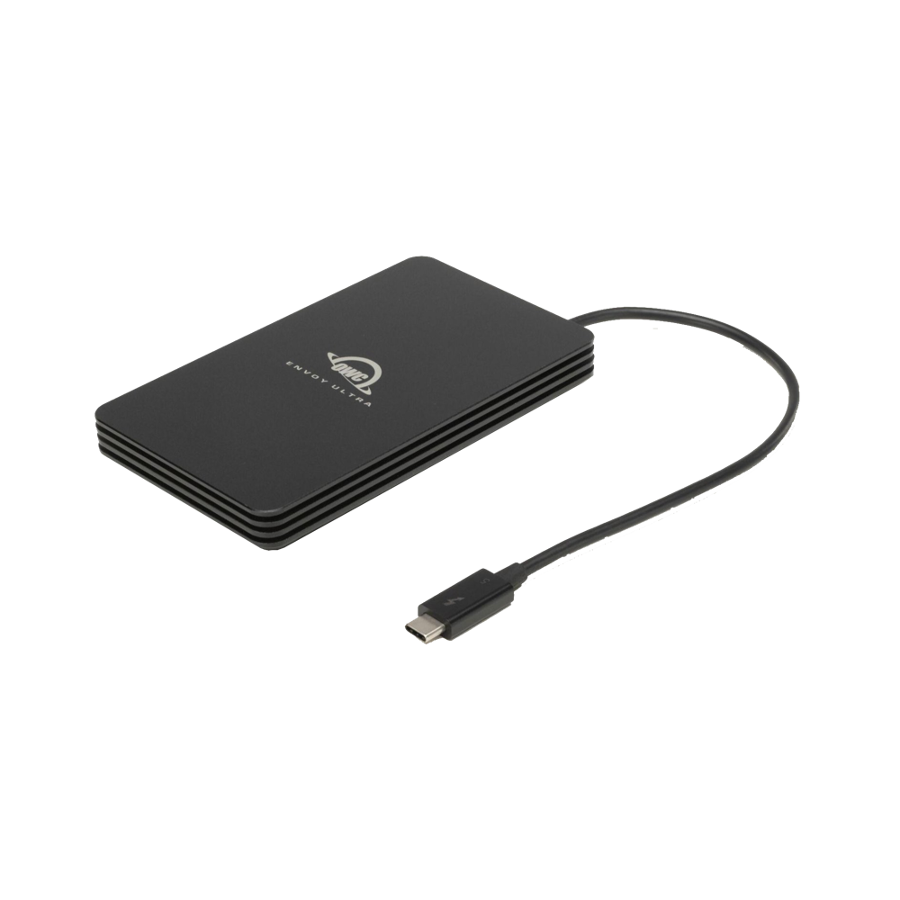 OWC Envoy Ultra Thunderbolt 5 with data rates over 6000MB/s on TB5, 4.0TB