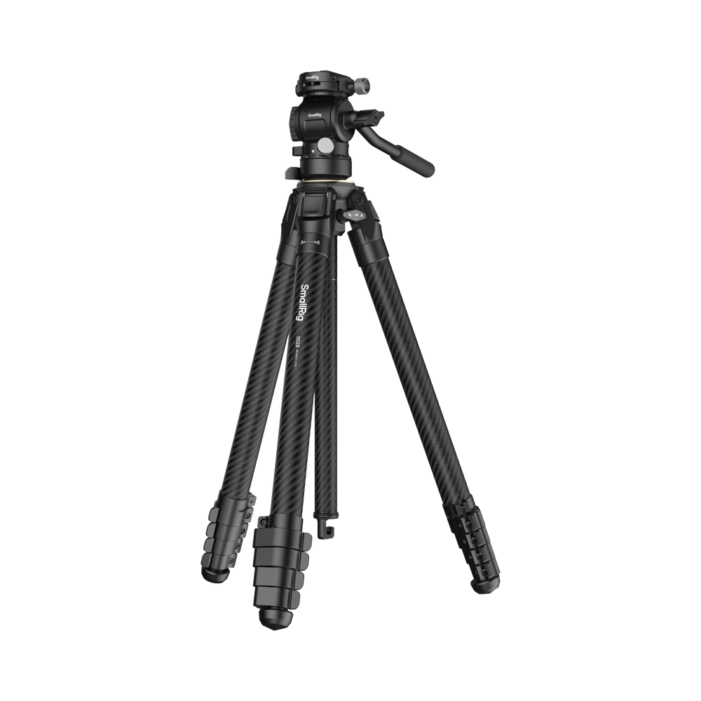 SmallRig 5028 Portable Carbon Fiber Travel Tripod Kit