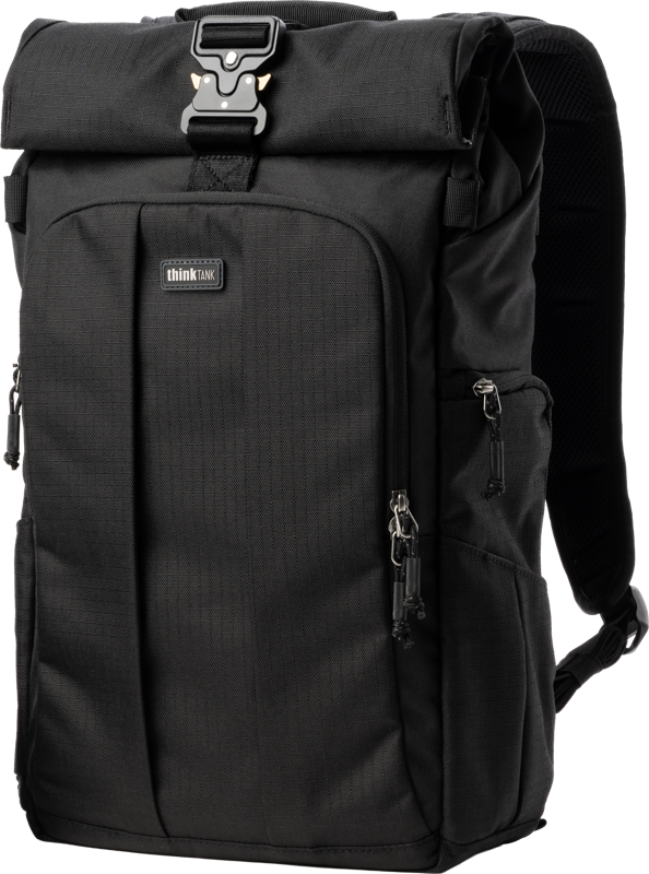 Think Tank FocusPoint 22L I Hybrid RollTop Backpack I Asphalt Black