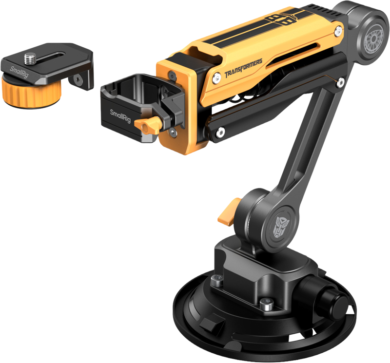 SmallRig 5528 mini Shock Absorber Arm for DJI Osmo Pocket 3 / GoPro HERO13 / Insta360 X4(BumbleBee)