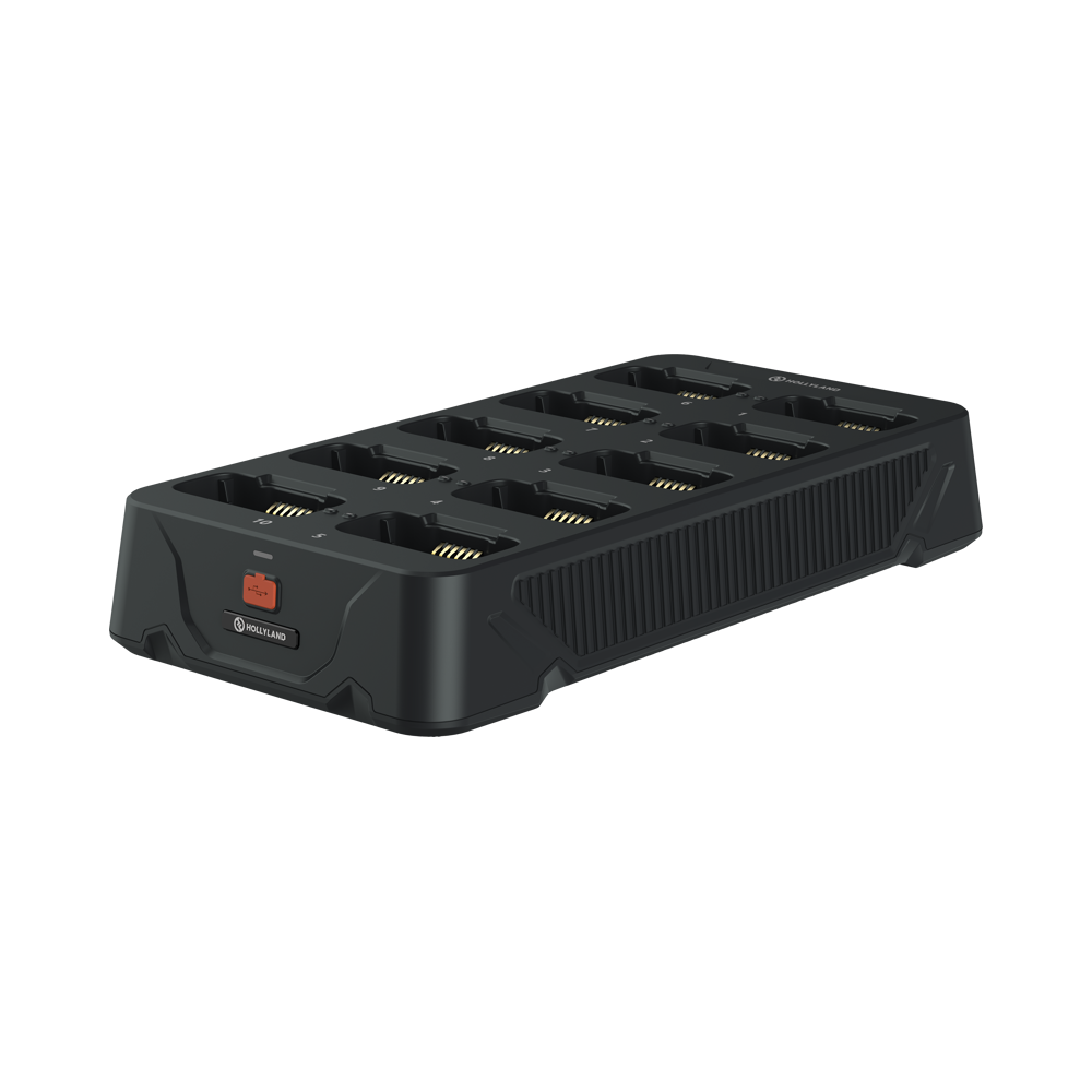 Hollyland Solidcom BPK01 10-Slot Battery Charging Base