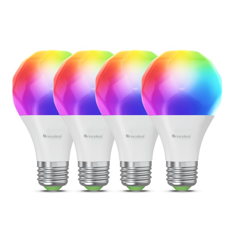 Set 4 becuri smart Nanoleaf Matter A19 E27, Wi-Fi