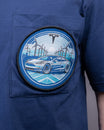 Patch Velcro Tesla Blue