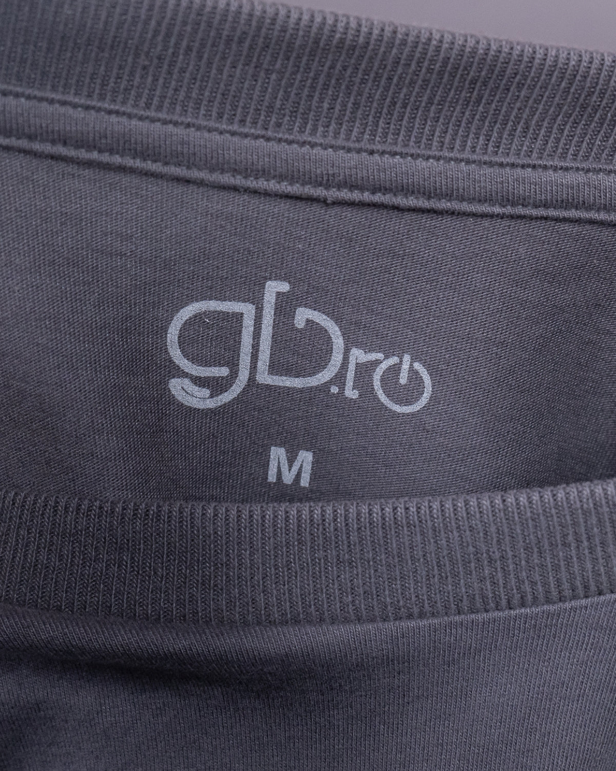 Tricou Regular 100% Bumbac cu Velcro, Carbon Grey
