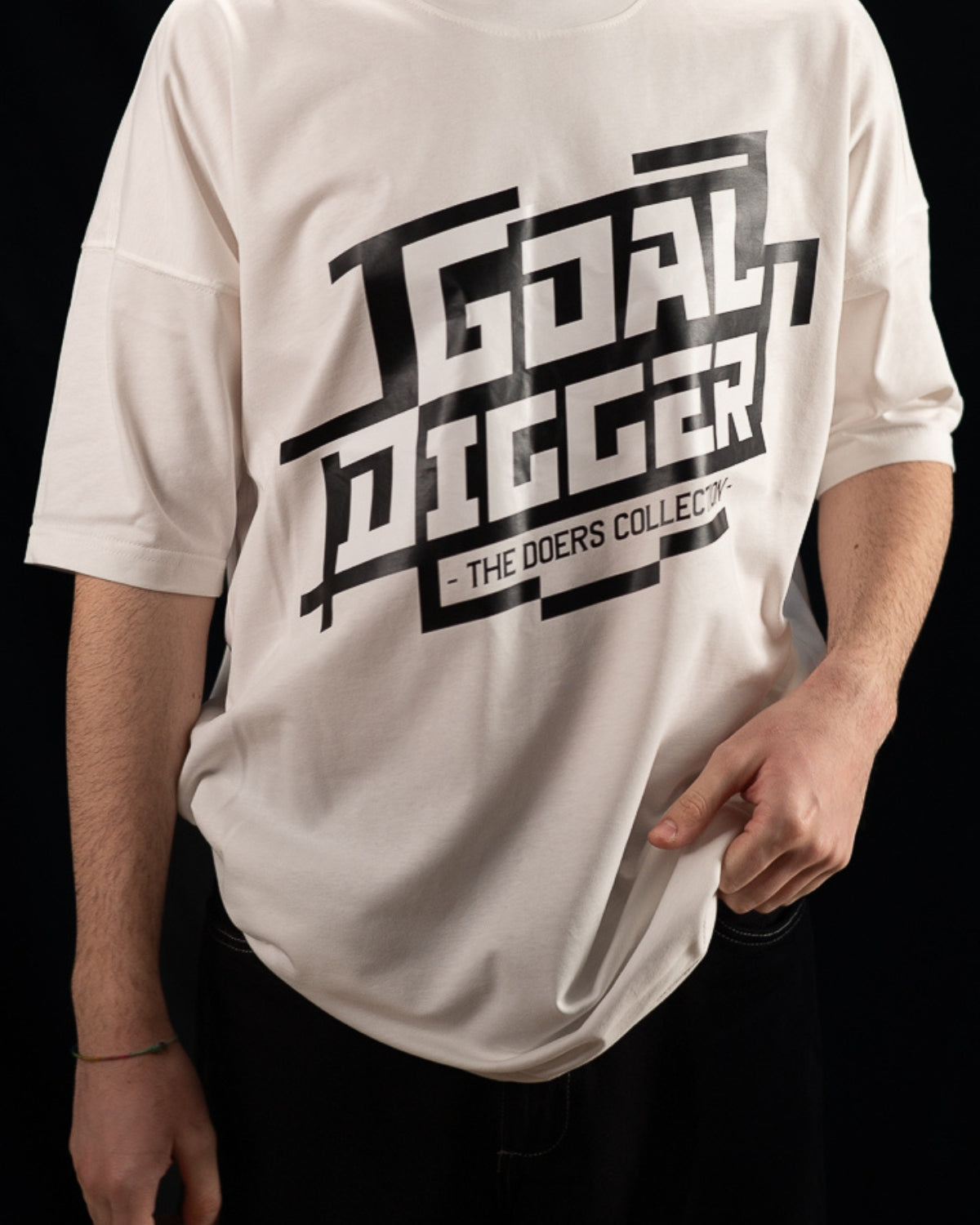 Tricou Premium Bumbac, Imprimeu “Goal Digger”