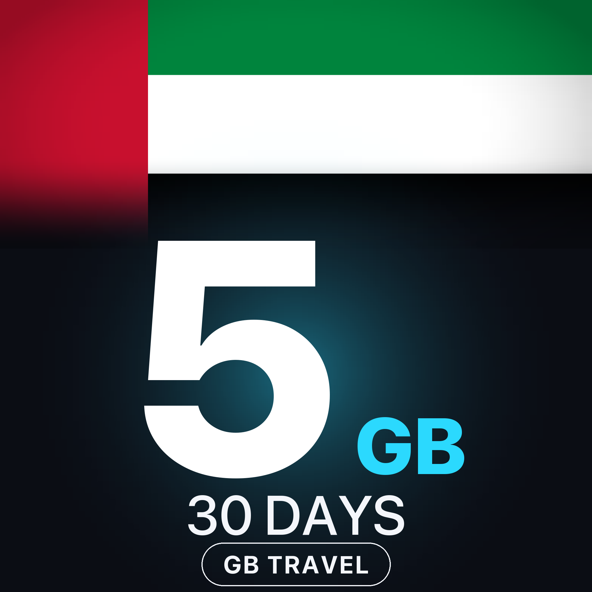 eSIM Dubai / Emirate 5 GB, 30 DAYS — GB Travel