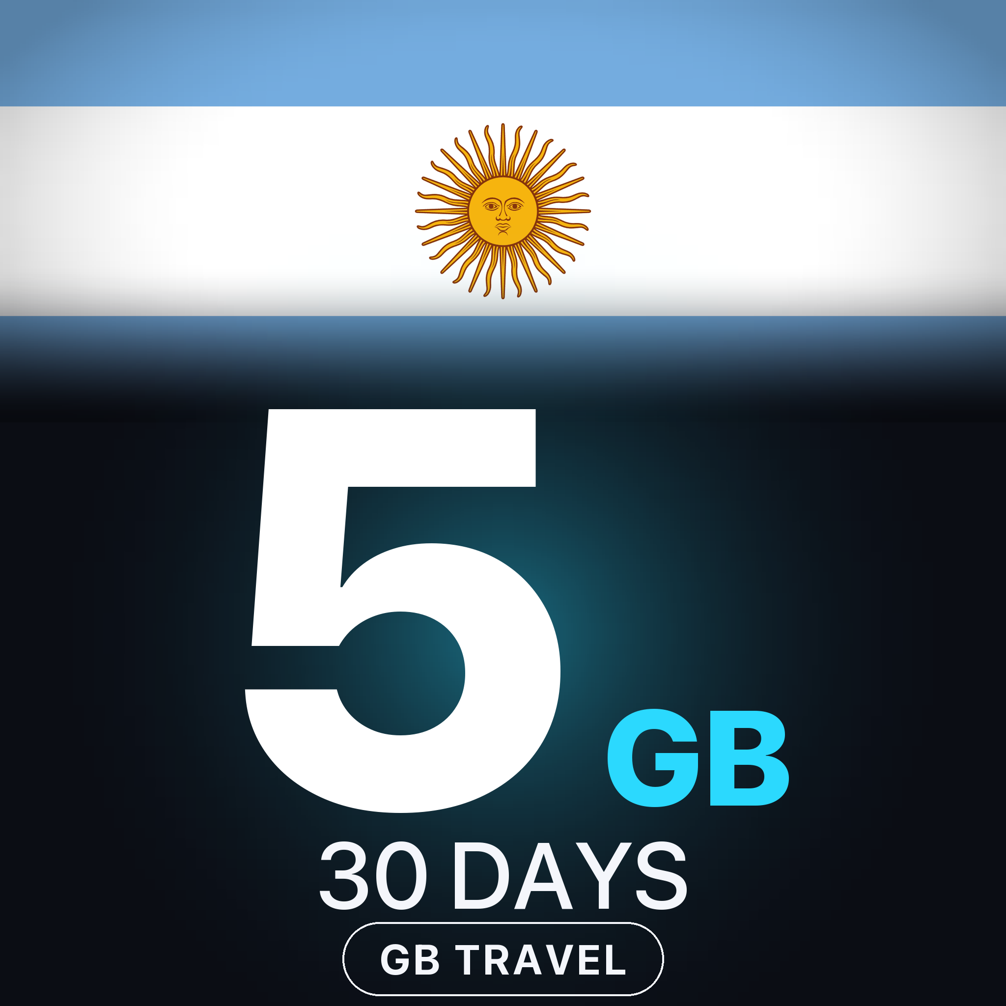 eSIM Argentina 5 GB, 30 DAYS — GB Travel