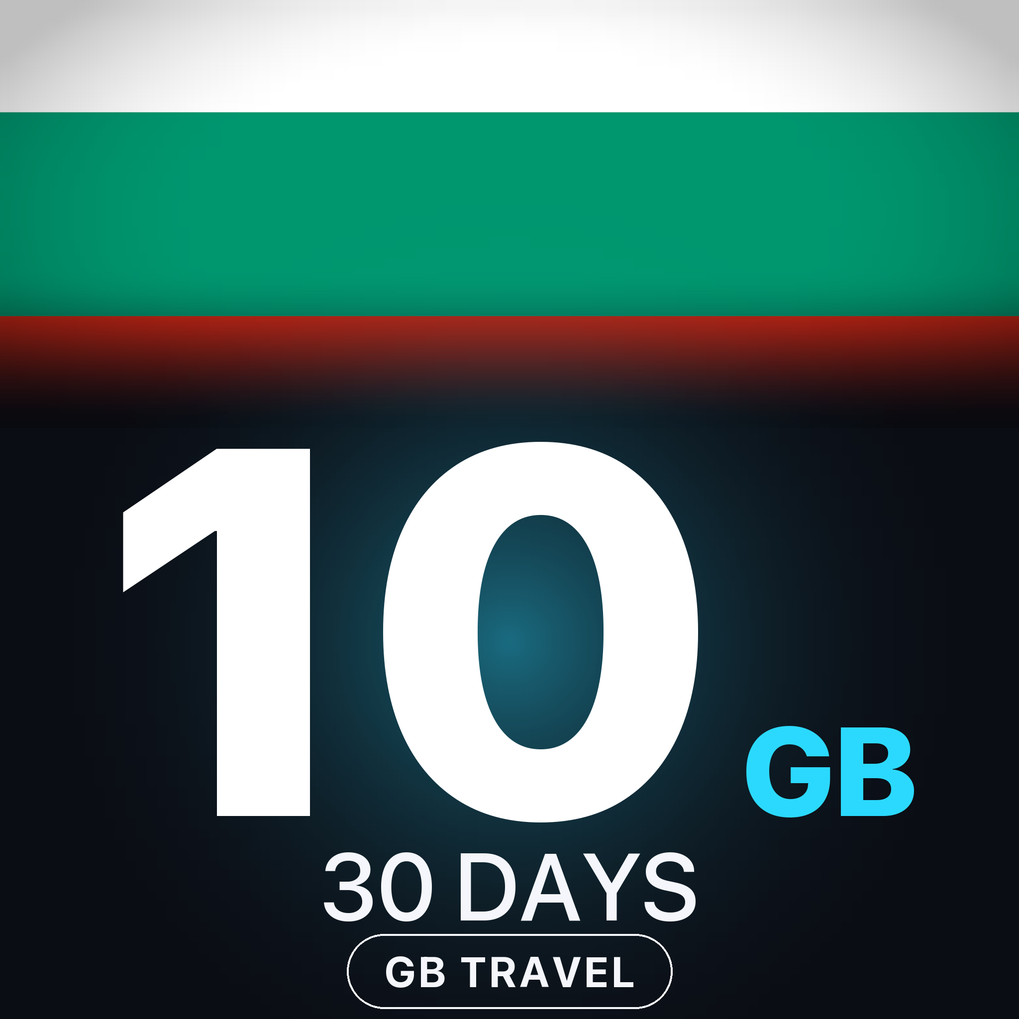 eSIM Bulgaria 10 GB, 30 DAYS — GB Travel