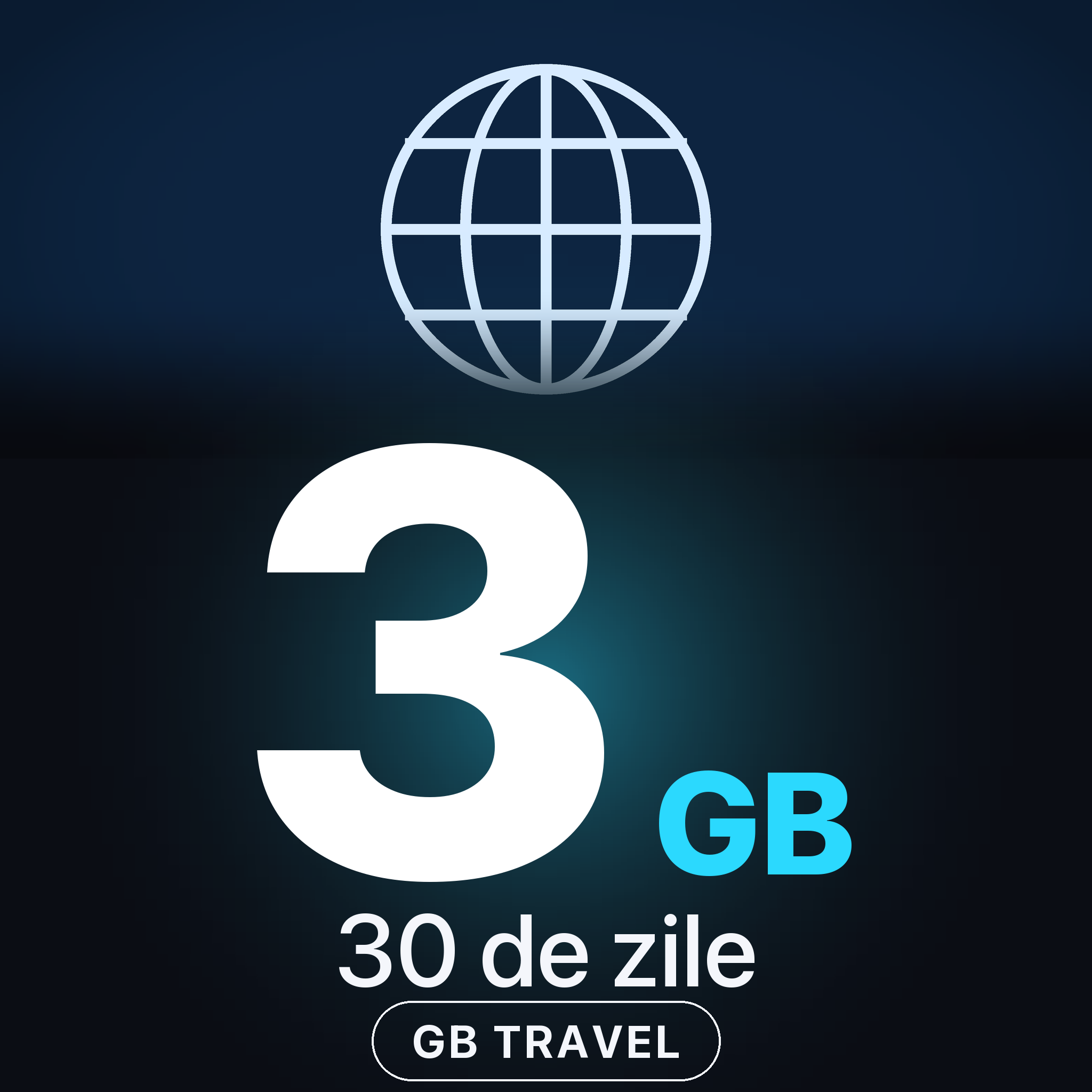 eSIM Global 3 GB, 30 de zile — GB Travel