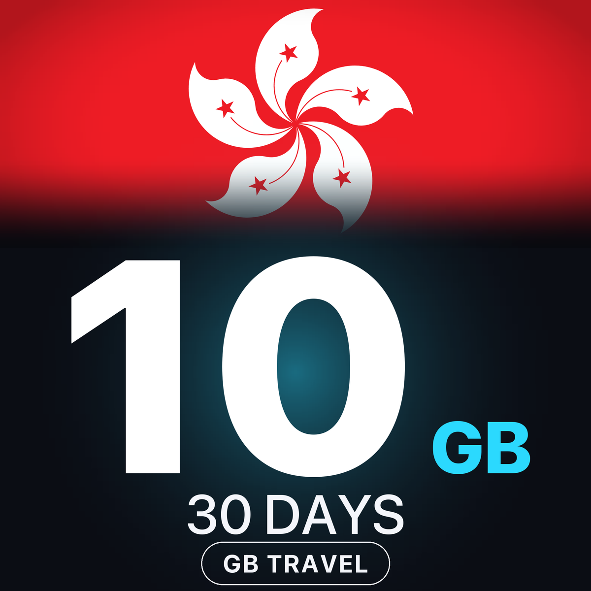 eSIM Hong Kong 10 GB, 30 DAYS — GB Travel