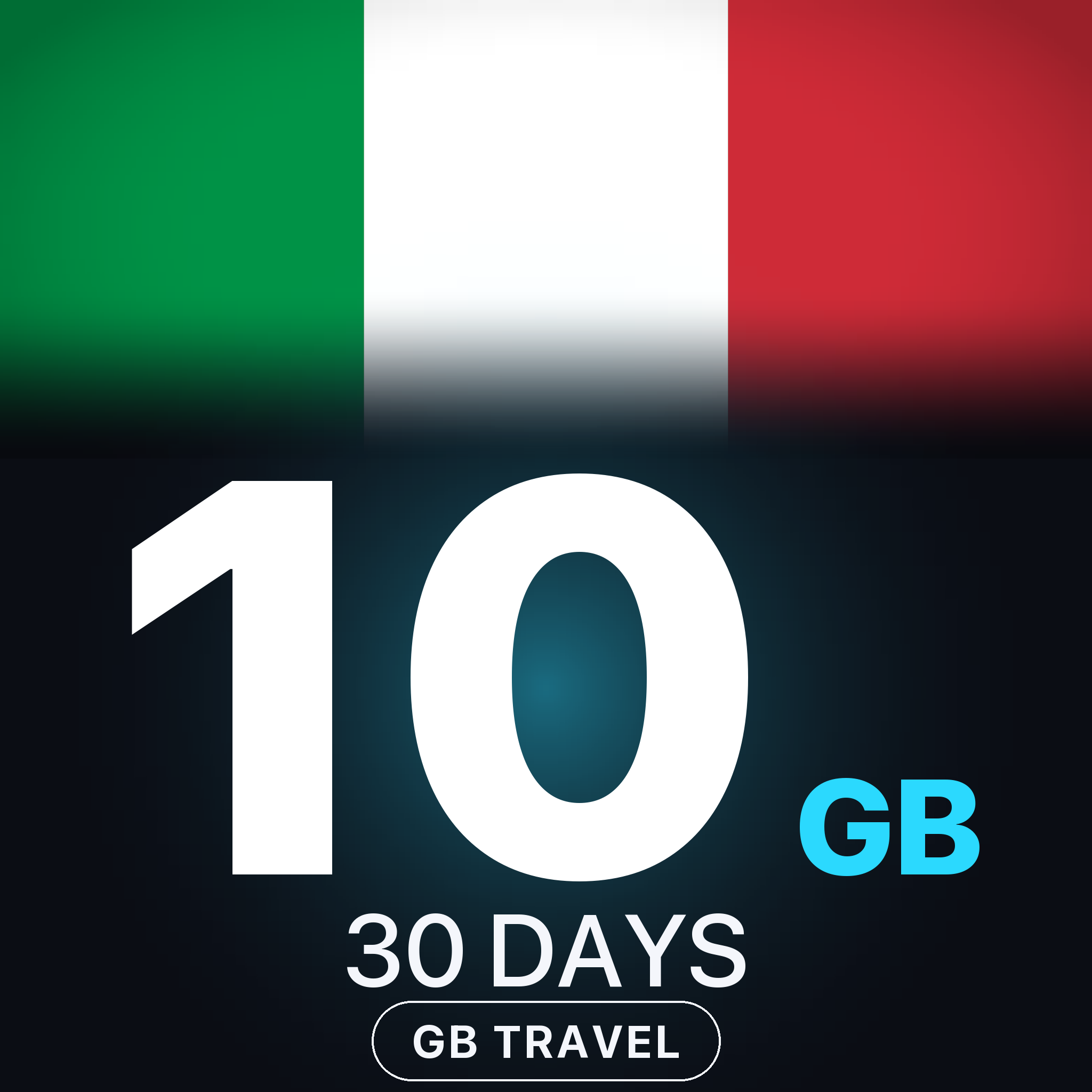 eSIM Italia 10 GB, 30 DAYS — GB Travel