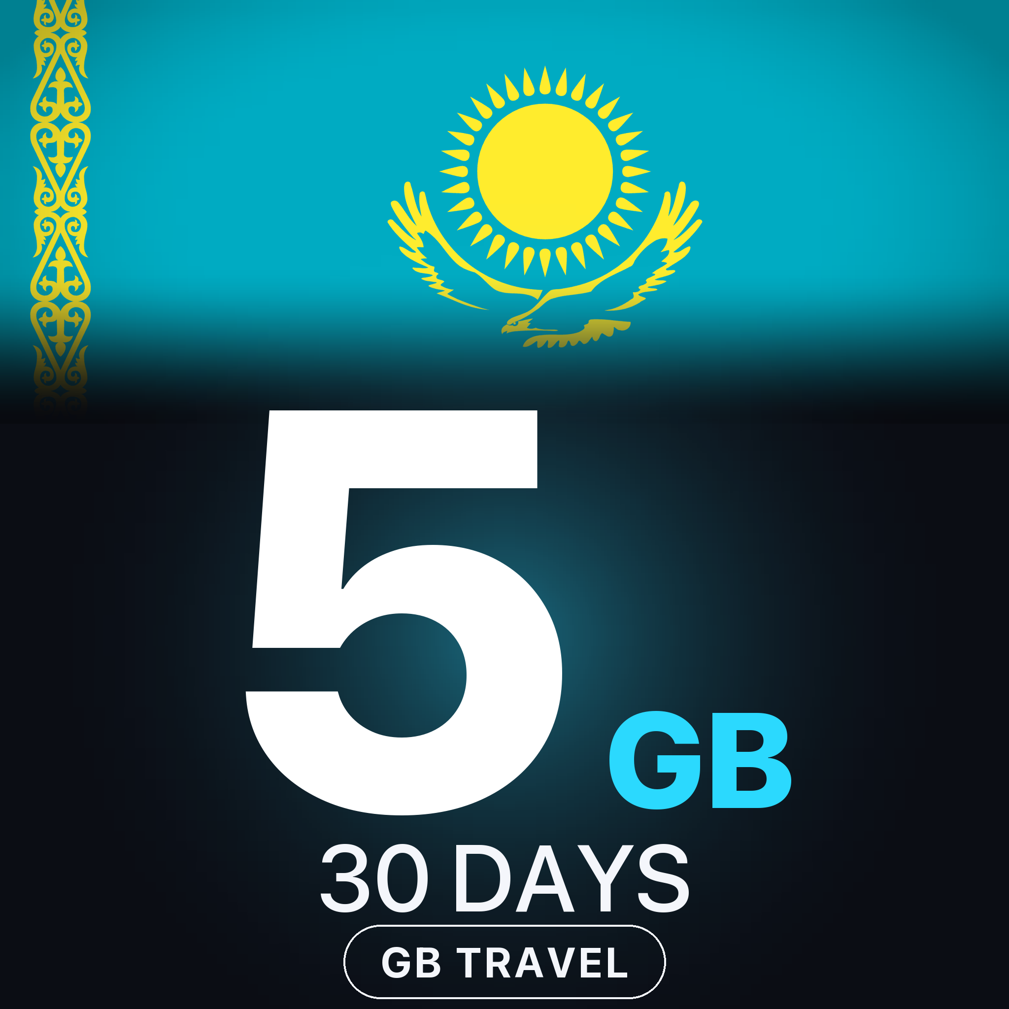 eSIM Kazahstan 5 GB, 30 DAYS — GB Travel