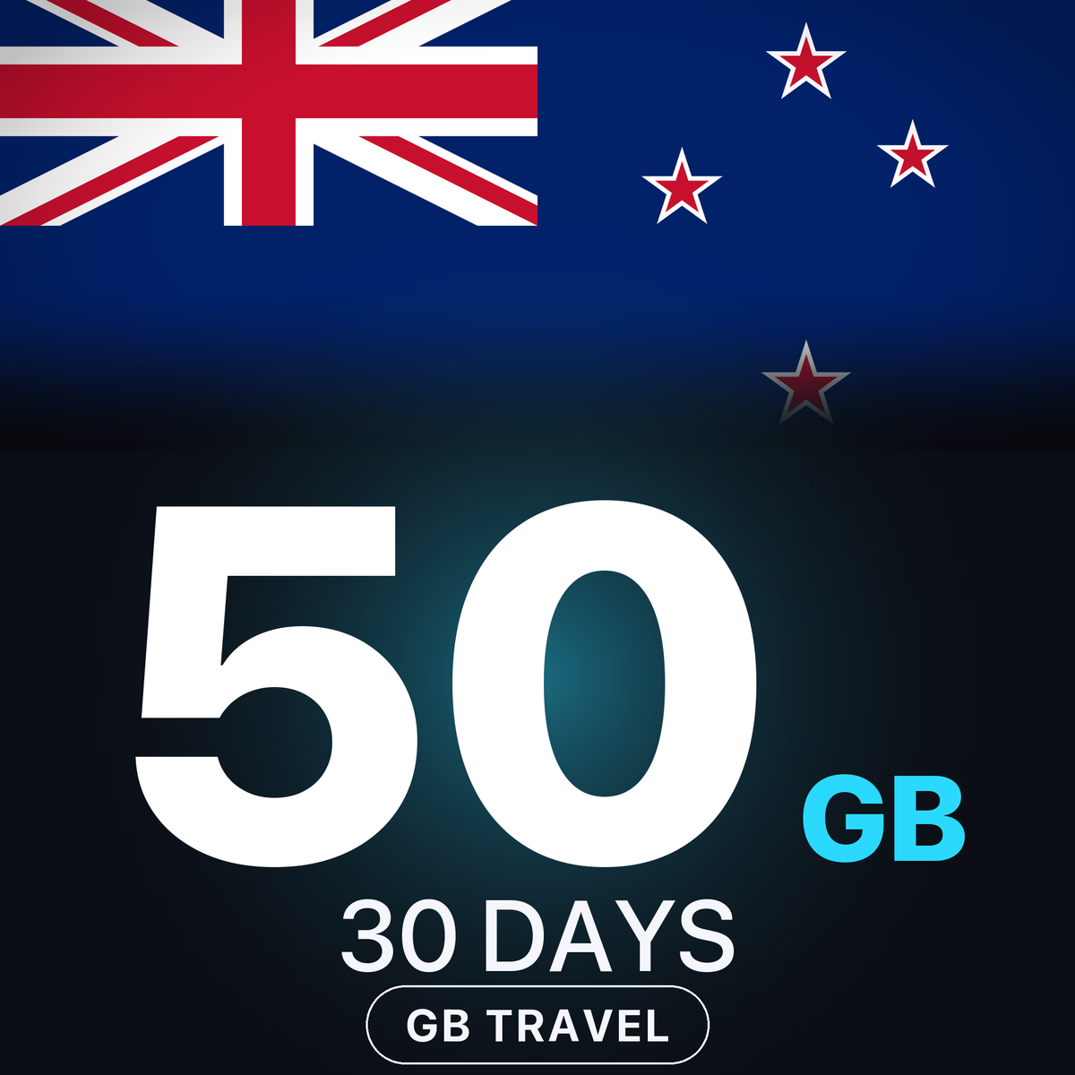 eSIM Noua Zeelandă 50 GB, 30 DAYS — GB Travel