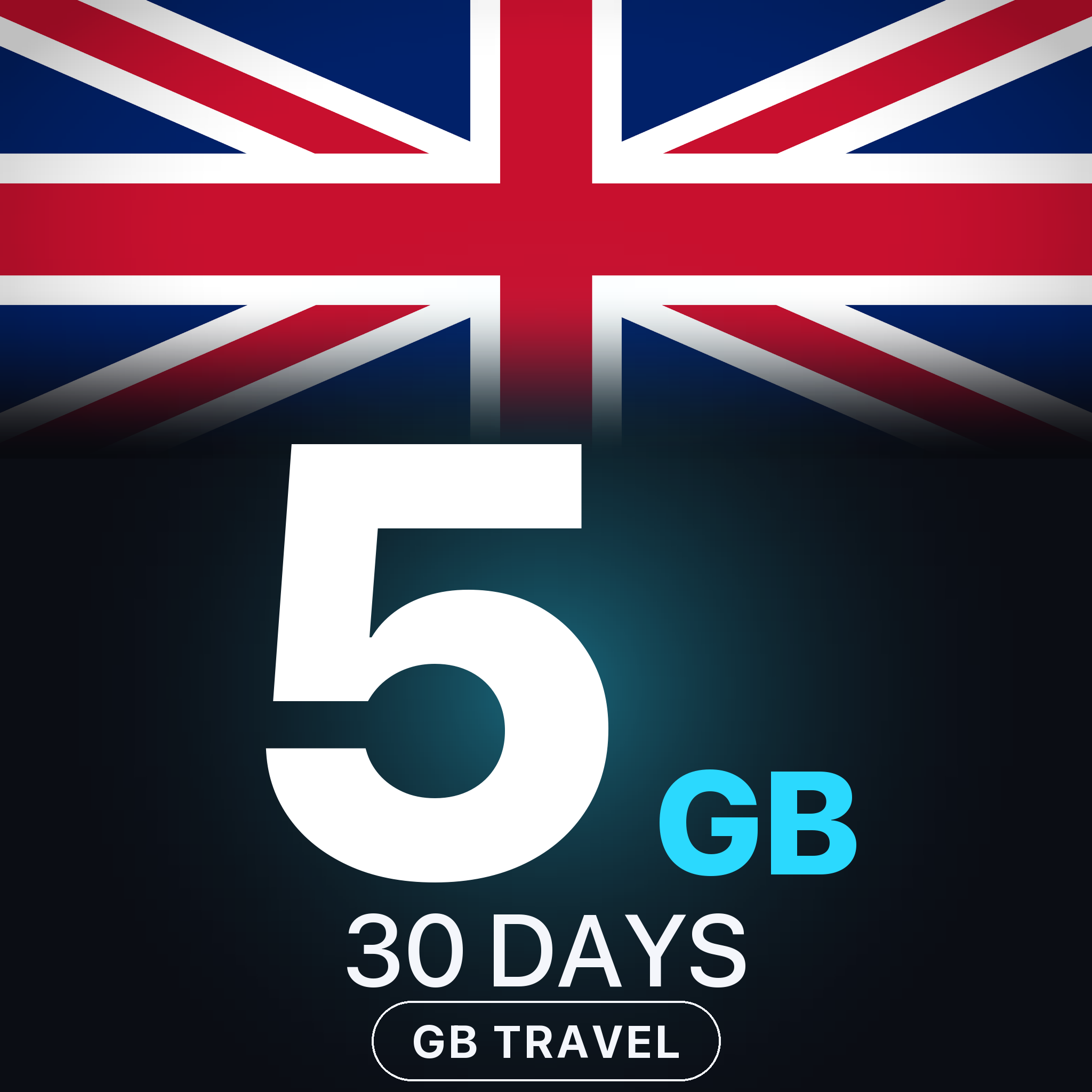 eSIM UK 5 GB, 30 DAYS — GB Travel
