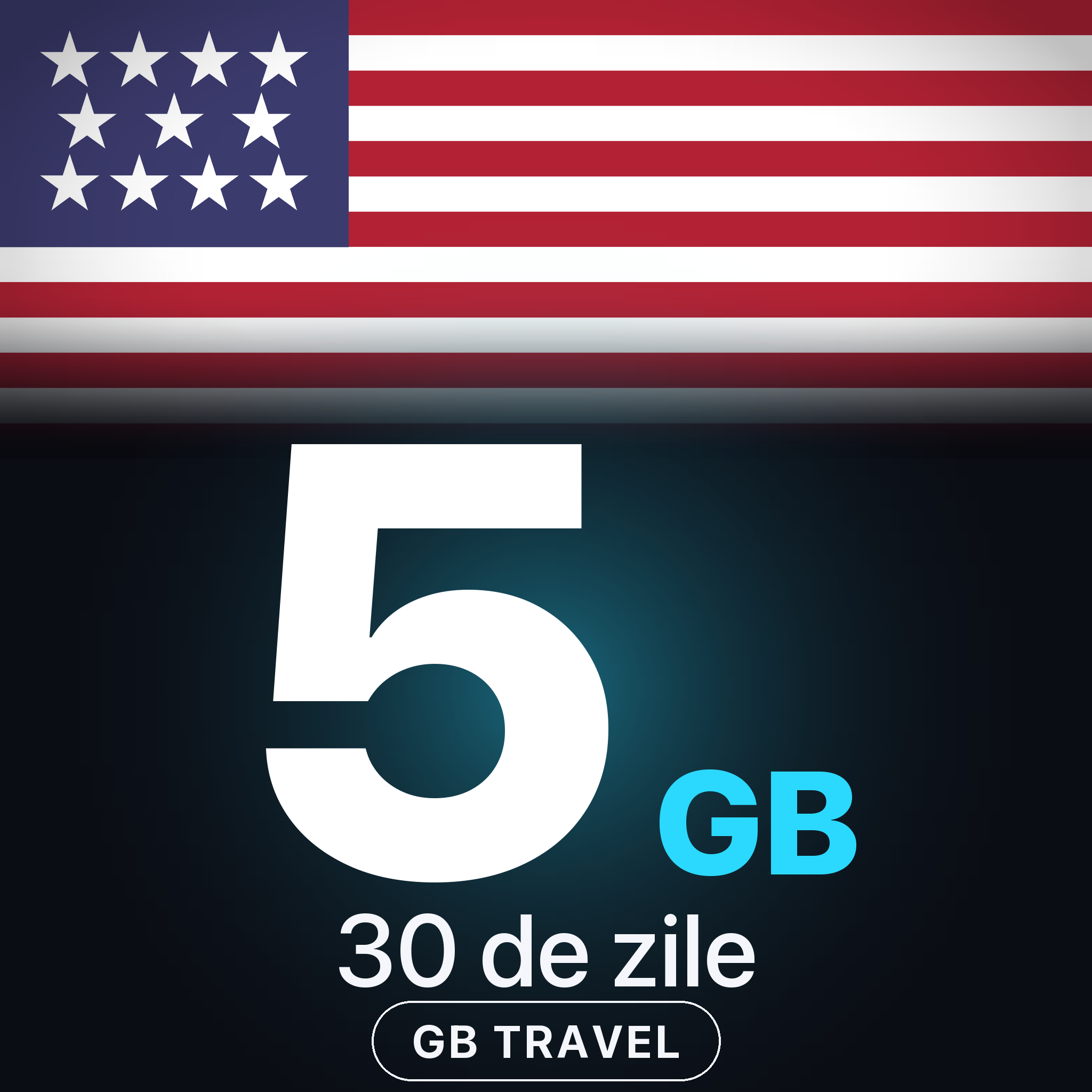 eSIM SUA 5 GB, 30 de zile — GB Travel