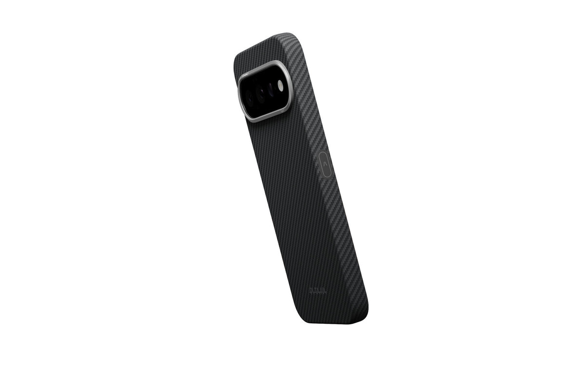 Husă Pitaka Edge Case, Black/Grey Twill — Google Pixel 11