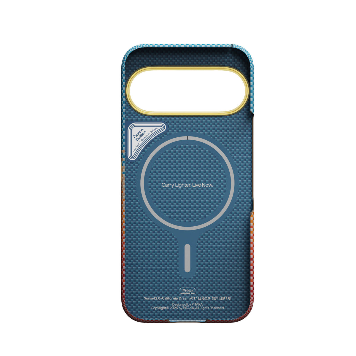 Husă Pitaka Edge Case, California Dream Sunset 2.0 — Google Pixel 11 Pro