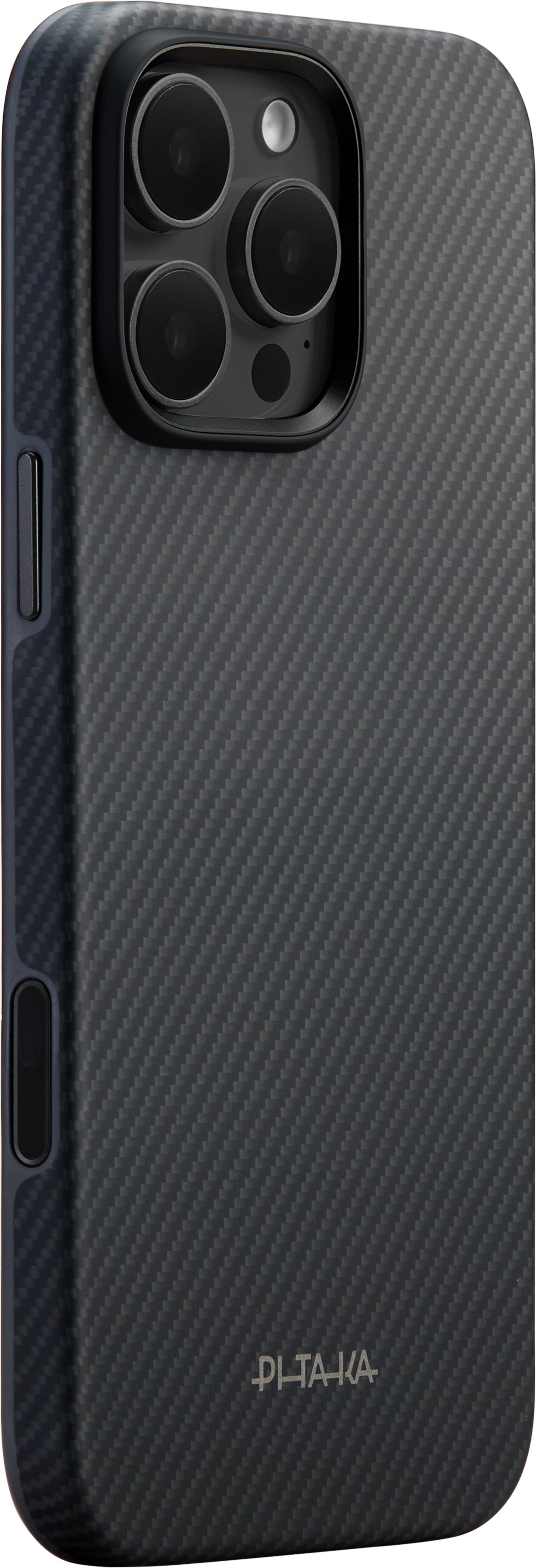 Husă Pitaka Summa, Black/Grey — iPhone 16 Pro Max
