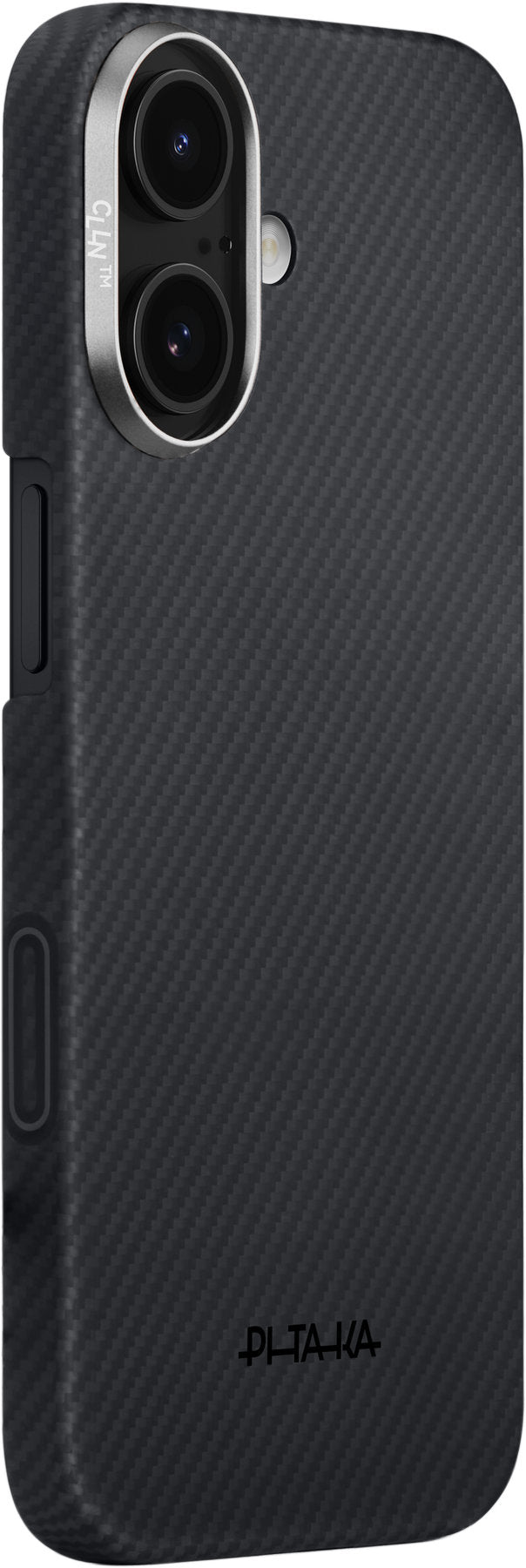 Husă Pitaka Ultra-Slim, Black/Grey — iPhone 17