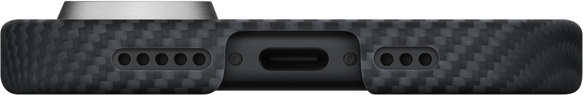 Husă Pitaka Ultra-Slim, Black/Grey — iPhone 17
