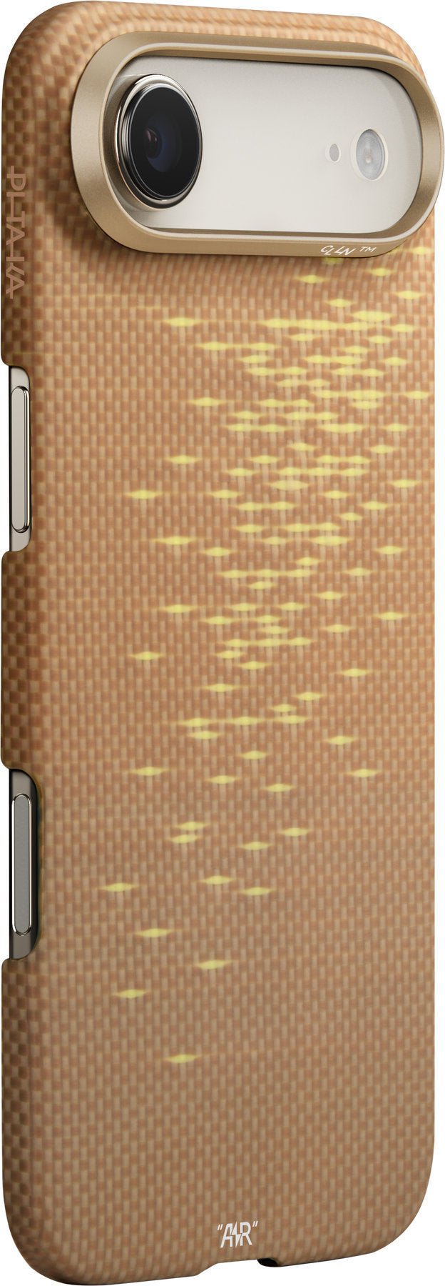 Husă Pitaka Ultra-Slim, Golden Glint — iPhone Air