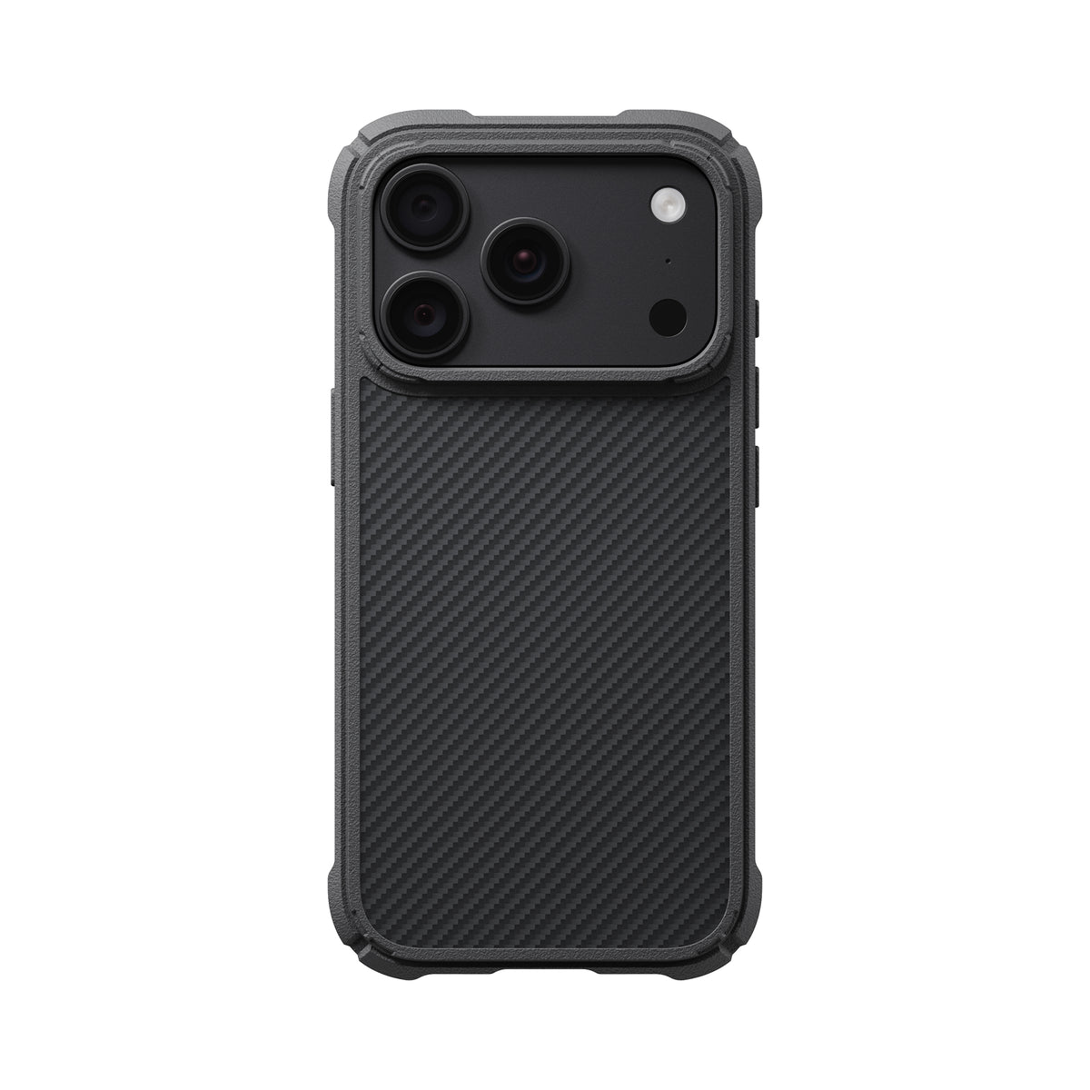 Husă Pitaka Cairn, Black/Grey Twill — iPhone 18/17 Pro