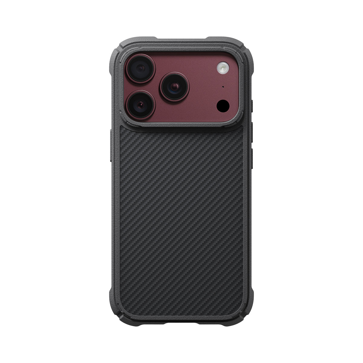 Husă Pitaka Cairn, Black/Grey Twill — iPhone 18/17 Pro