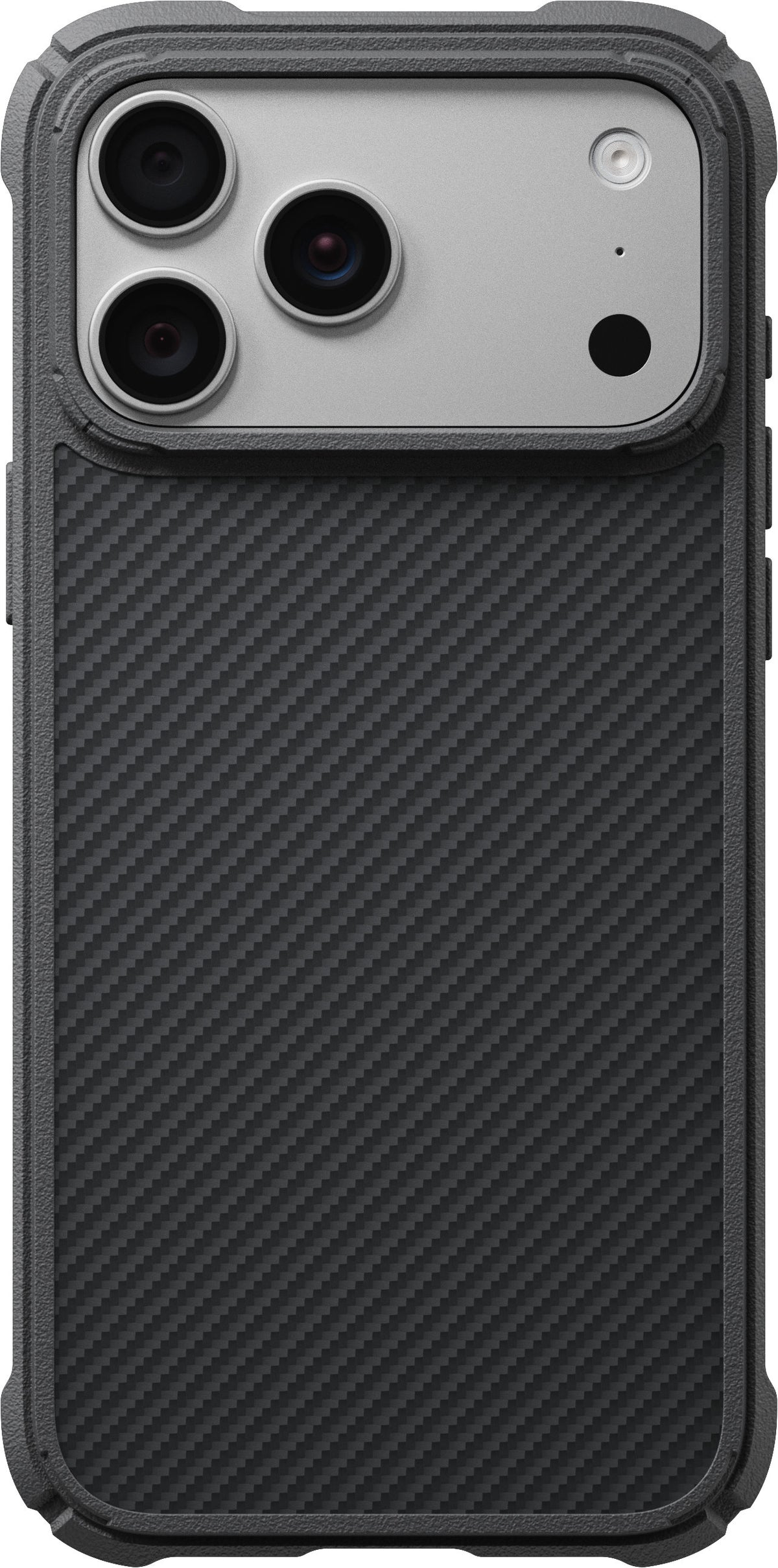 Husă Pitaka Cairn, Black/Grey Twill — iPhone 18/17 Pro Max