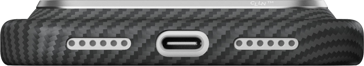 Husă Pitaka Edge Case, Black/Grey Twill — iPhone 18/17 Pro Max