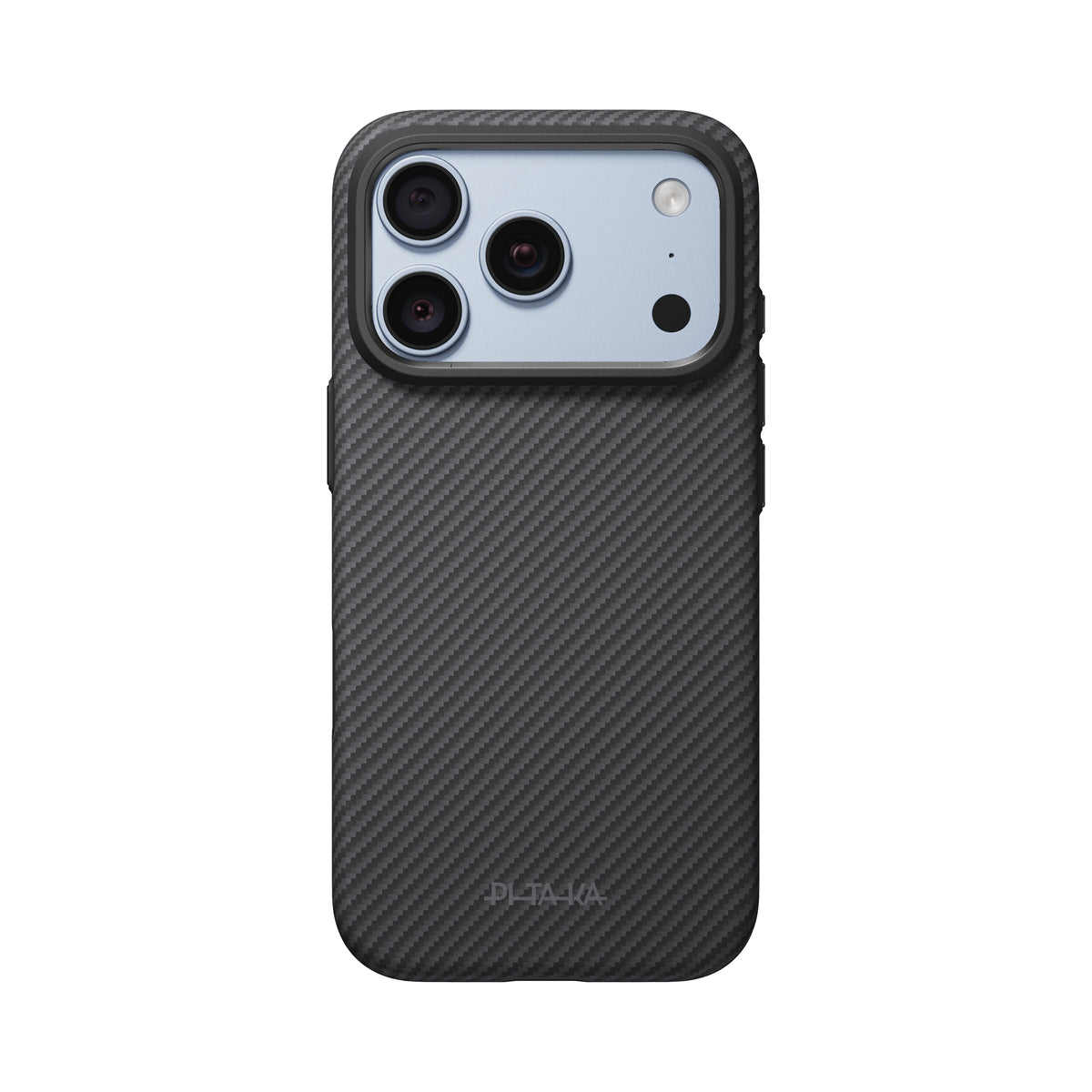 Husă Pitaka Summa, Black/Grey Twill — iPhone 18/17 Pro