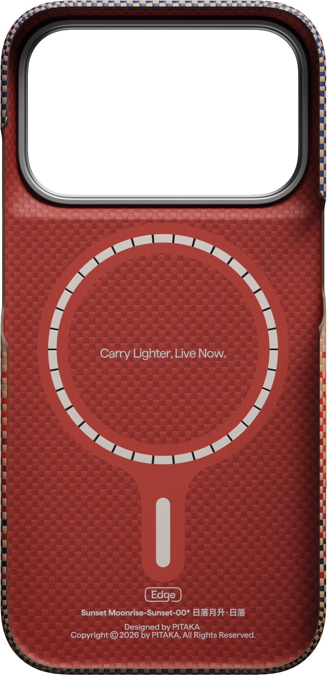 Husă Pitaka Edge Case, Sunset — iPhone 18/17 Pro