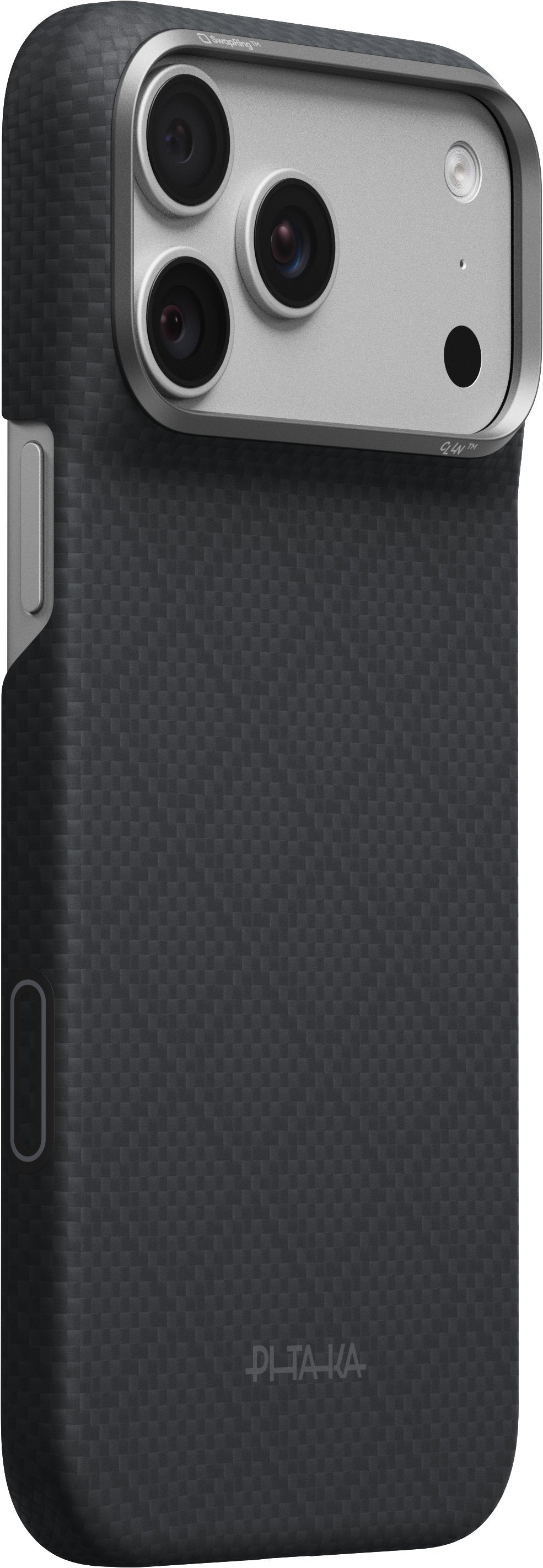 Husă Pitaka Edge Case, Argyle Basalt Black — iPhone 18/17 Pro Max