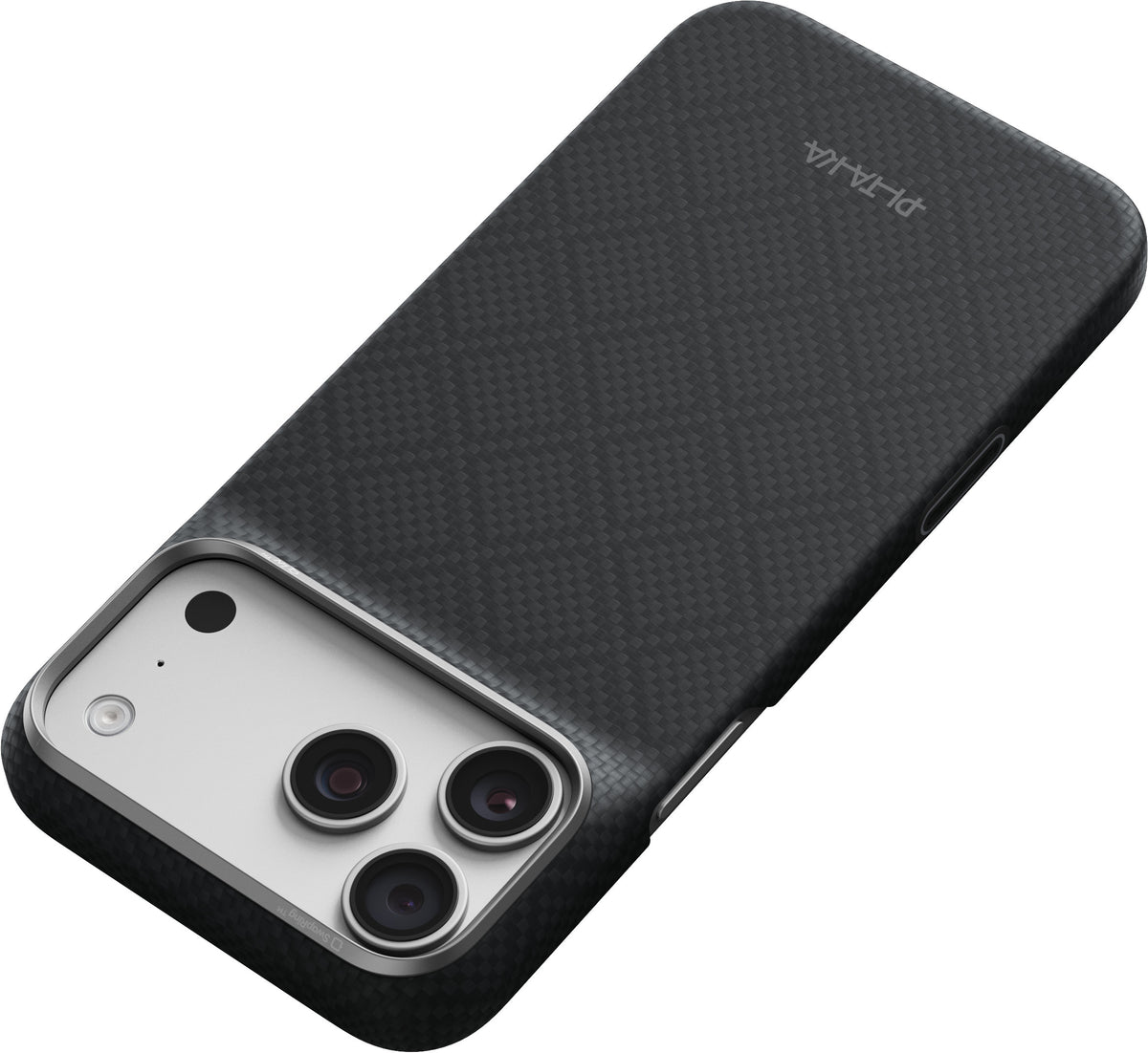 Husă Pitaka Edge Case, Argyle Basalt Black — iPhone 18/17 Pro Max