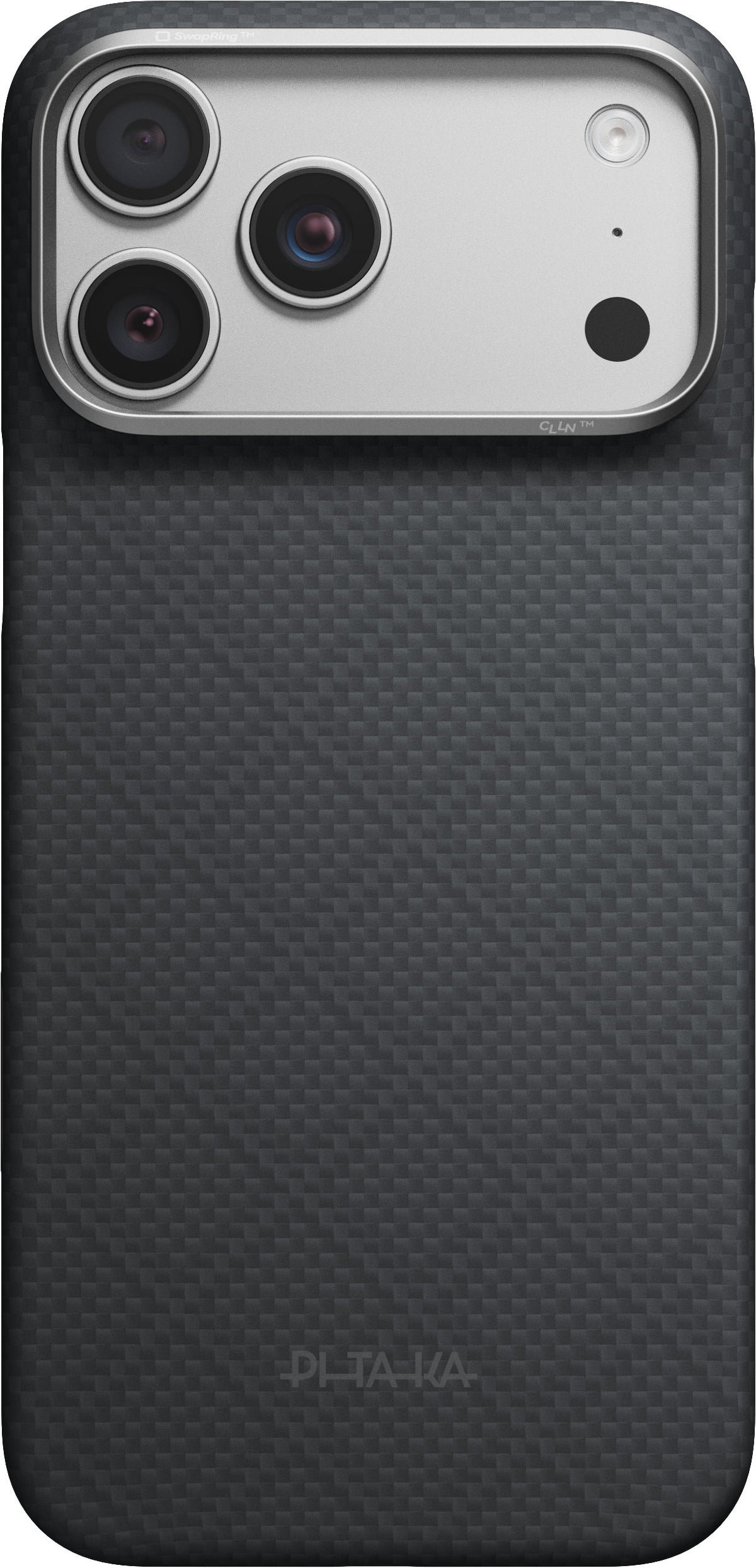Husă Pitaka Edge Case, Argyle Basalt Black — iPhone 18/17 Pro Max