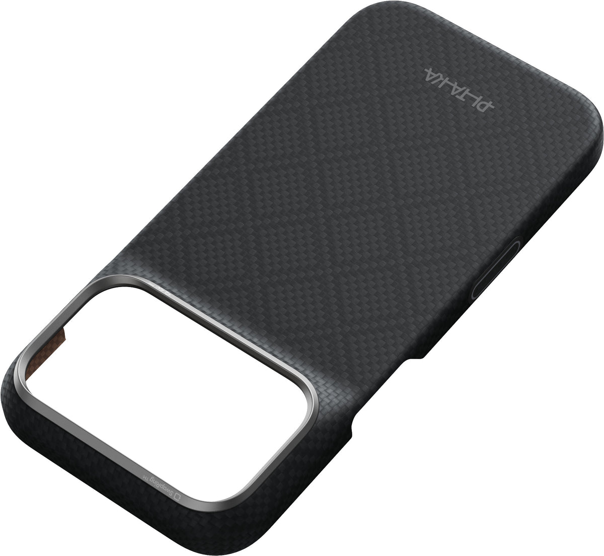 Husă Pitaka Edge Case, Argyle Basalt Black — iPhone 18/17 Pro