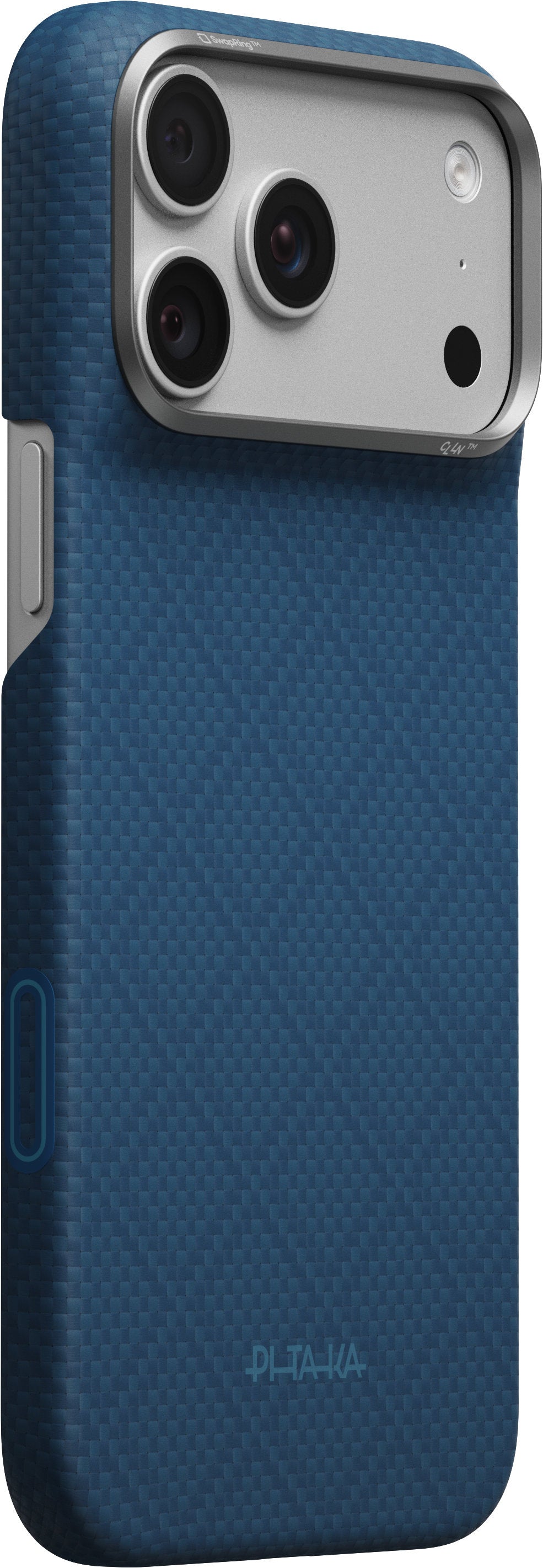 Husă Pitaka Edge Case, Argyle Midnight Blue — iPhone 18/17 Pro Max