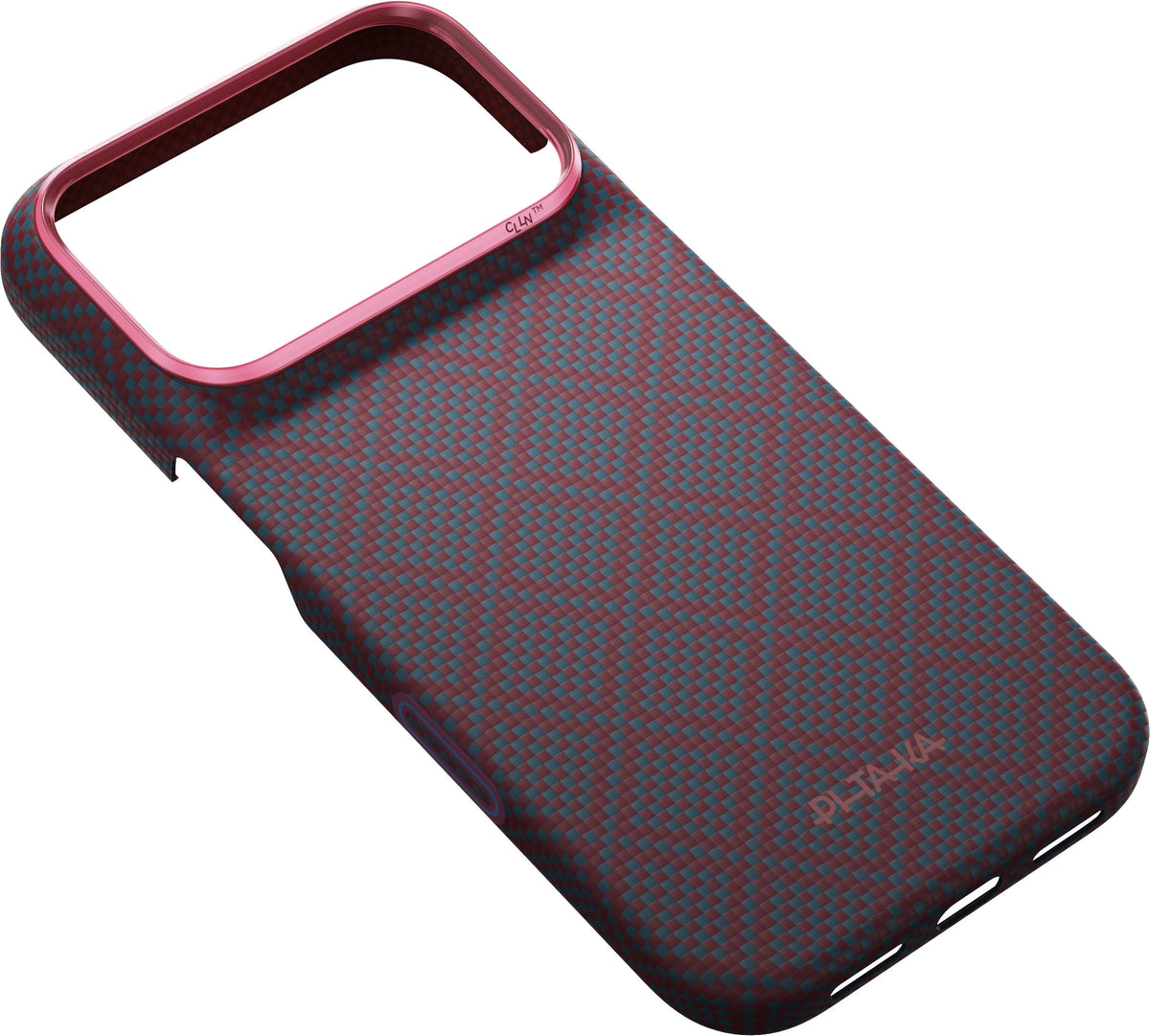 Husă Pitaka Edge Case, Argyle Blue's Red — iPhone 18/17 Pro