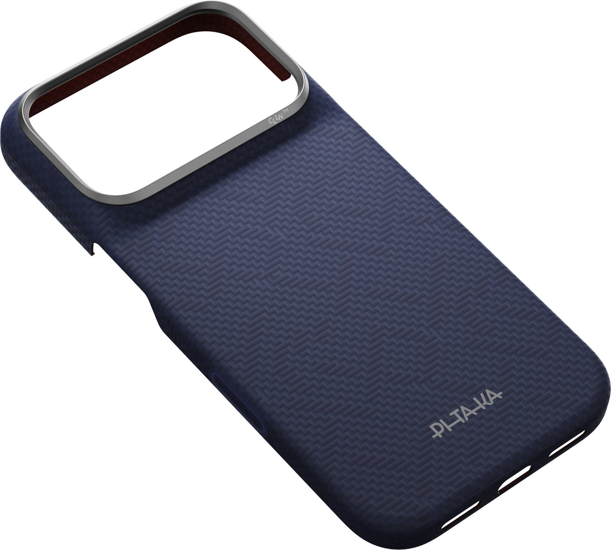 Husă Pitaka Edge Case, PTK Weaving Sapphire Blue — iPhone 18/17 Pro