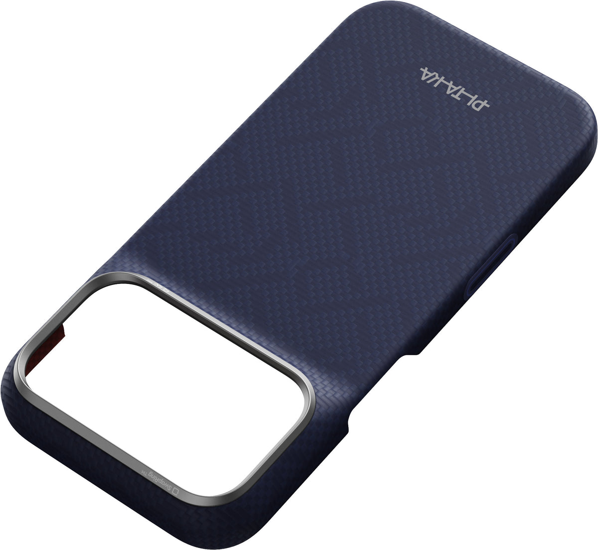 Husă Pitaka Edge Case, PTK Weaving Sapphire Blue — iPhone 18/17 Pro