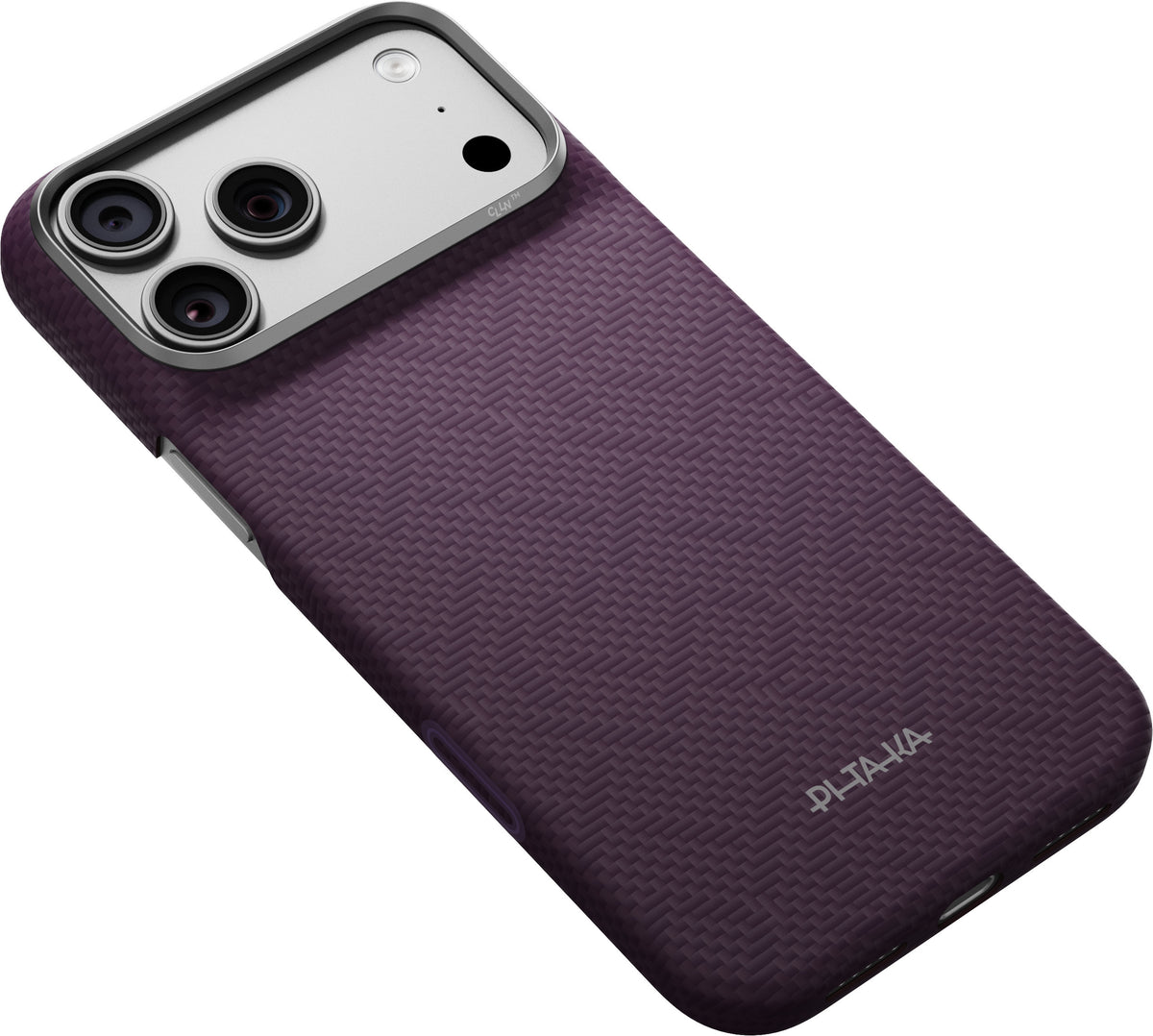 Husă Pitaka Edge Case, PTK Weaving Charoite Purple — iPhone 18/17 Pro Max