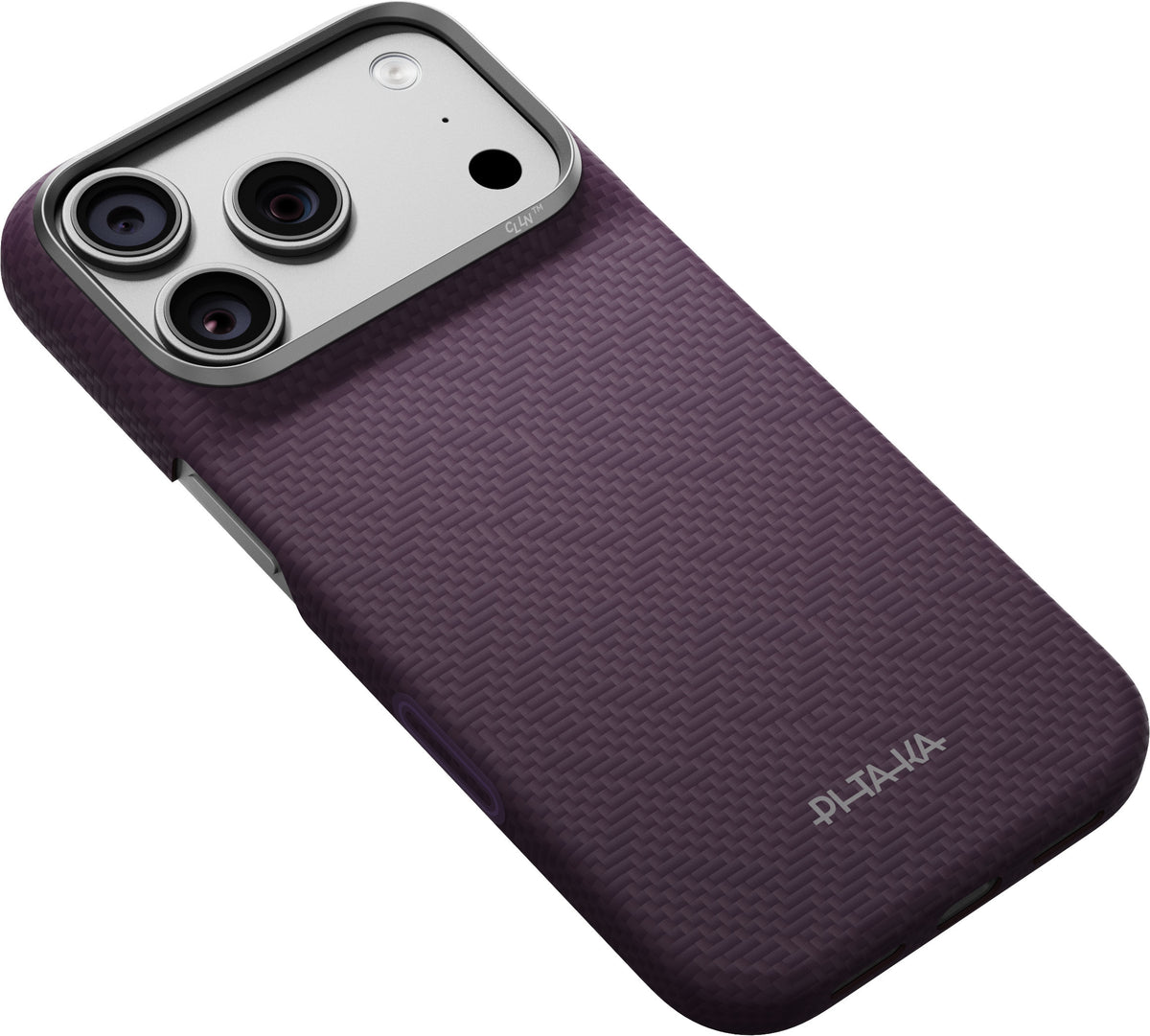 Husă Pitaka Edge Case, PTK Weaving Charoite Purple — iPhone 18/17 Pro