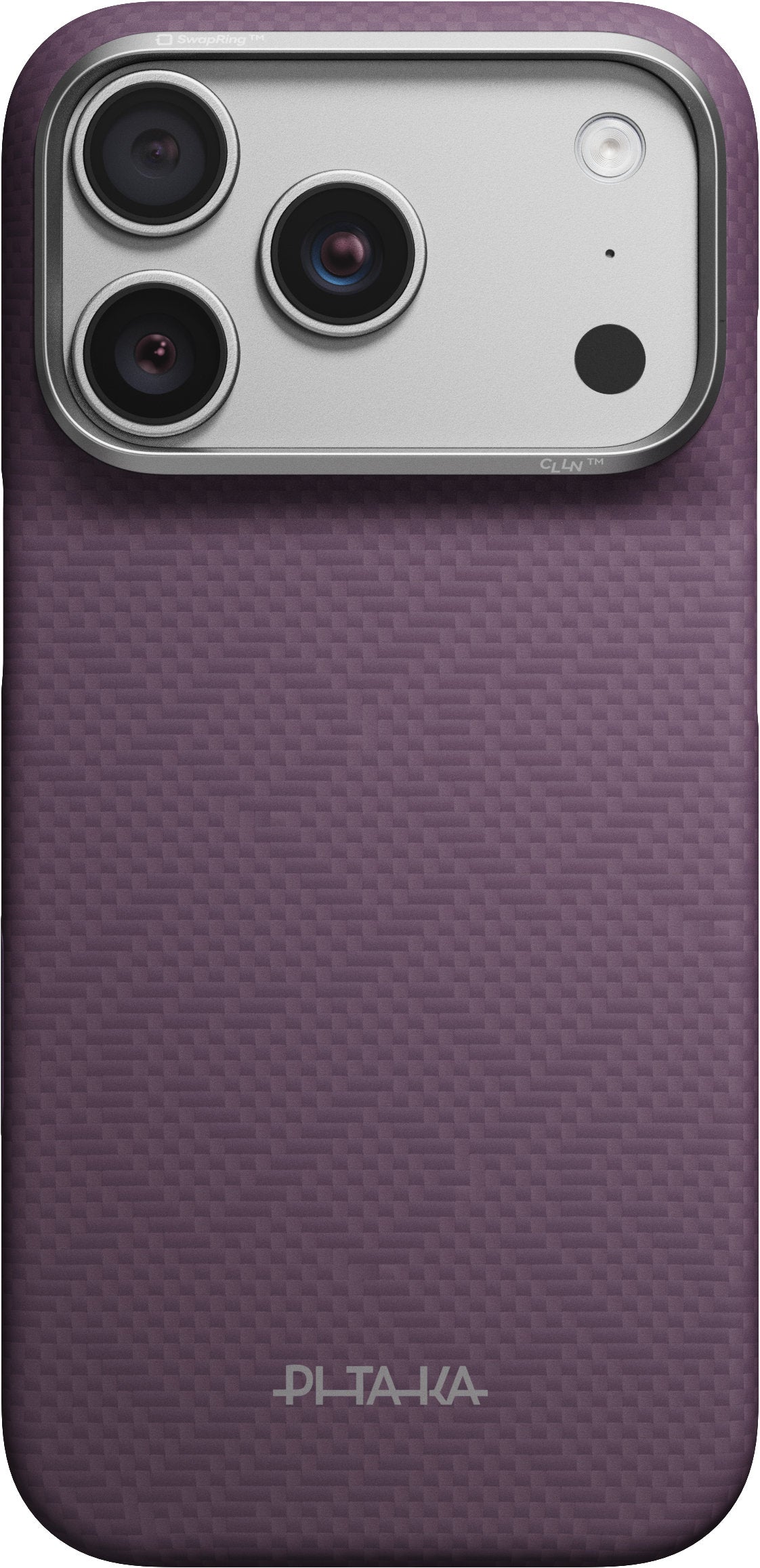 Husă Pitaka Edge Case, PTK Weaving Charoite Purple — iPhone 18/17 Pro