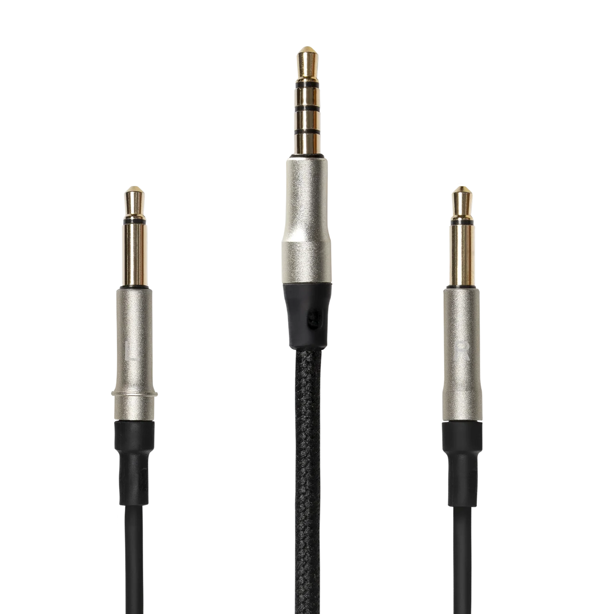 Cablu Meze Seria 99, Dual Mono 3,5 mm, Argintiu