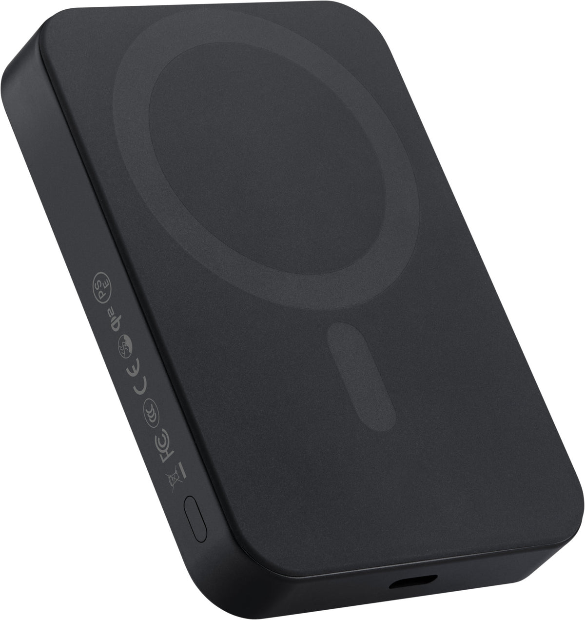 Baterie externă Pitaka Power Bank Qi2, 10 000 mAh, Black/Grey