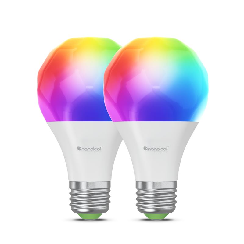 Set 2 becuri smart Nanoleaf Matter A19 E27, Wi-Fi