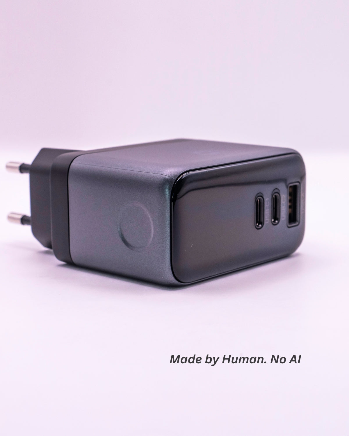 GB 45W GaN Charger, 2x USB-C, 1 x USB-A, LED Display, Power Delivery + PPS, Fast Charge - Phone, Tablet