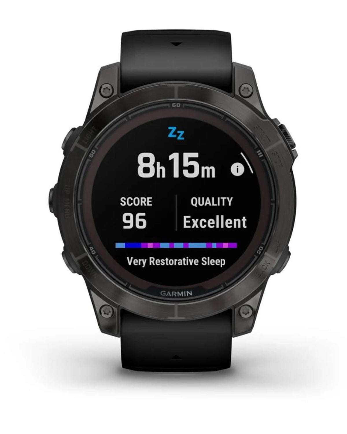 Smartwatch Garmin fēnix® 7 Pro, Sapphire Solar Titan DLC Carbon Grey, Curea Neagră, 47MM