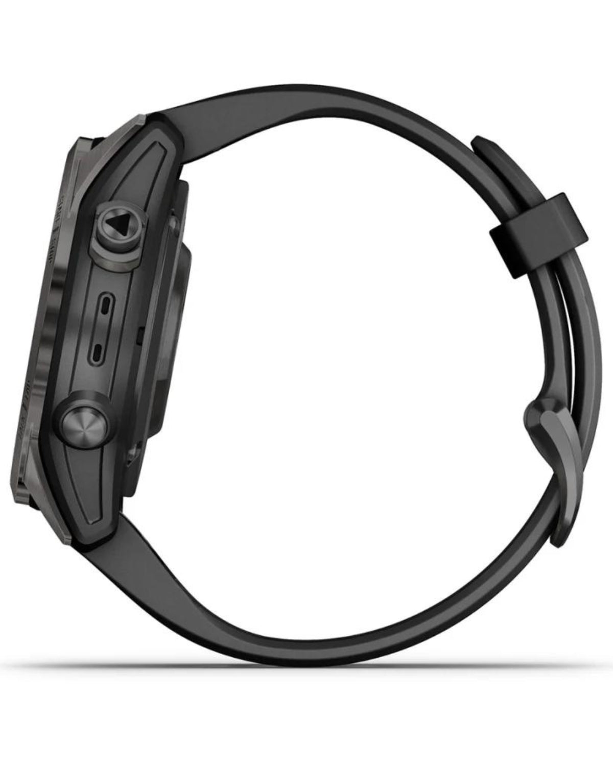 Smartwatch Garmin fēnix® 7X Pro, Sapphire Solar Titan DLC Carbon Grey, Curea Neagră, 51MM