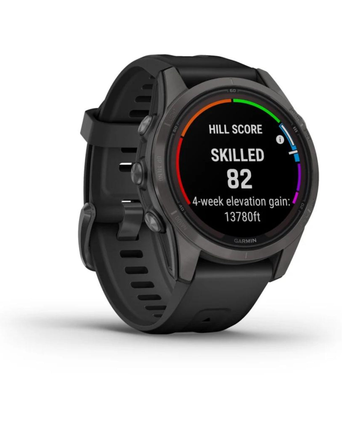 Smartwatch Garmin fēnix® 7X Pro, Sapphire Solar Titan DLC Carbon Grey, Curea Neagră, 51MM